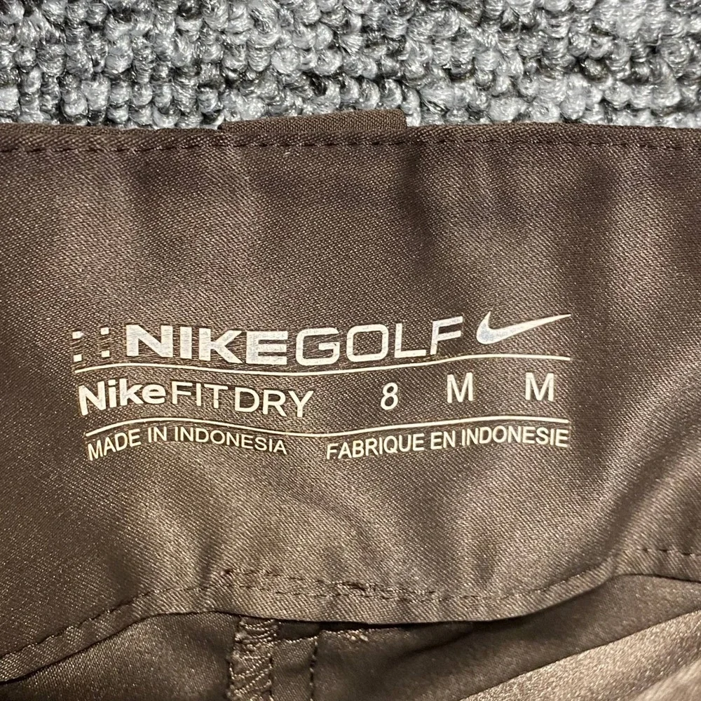 Nike Golf Skort Women 8 Brown Dri Fit Activewear Athletic